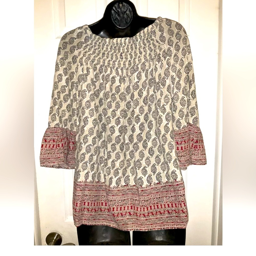 Beach Lunch Lounge Boho Style Top Size XS‎